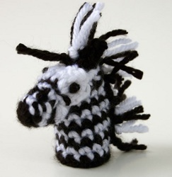 Zebra Finger Puppet