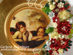 Altered Christmas Charger Plate