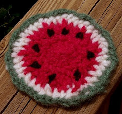 Watermelon Coasters