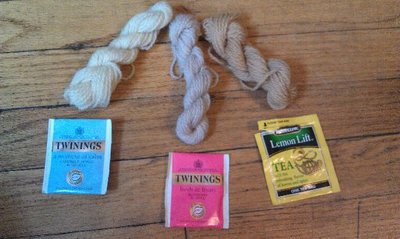 DIY Tea Dyed Yarn