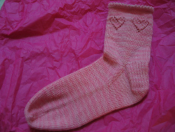 Ruffled Heart Socks