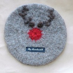 Reindeer Coaster Crochet Pattern