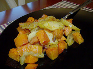 Slow Cooker Sweet Potato and Apple Bake