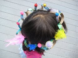 Recycled Glitter Birthday Crowns