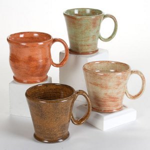 Amish Glazed Mugs