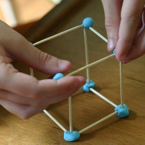 Geometric Toothpick Sculptures | AllFreeKidsCrafts.com