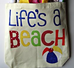 Summer Beach Tote Bag
