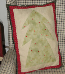 Festive Christmas Tree Pillow