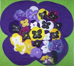 Painted Pansy Quilt