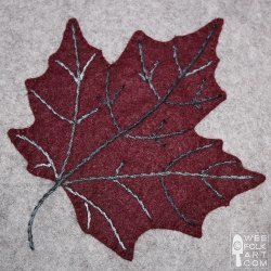 Maple Leaf Applique Block