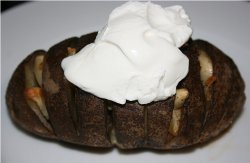 Slow Cooker Garlic Baked Potatoes