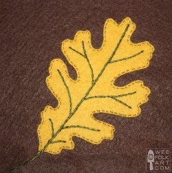Oak Leaf Quilt Pattern Pieced/Applique SD