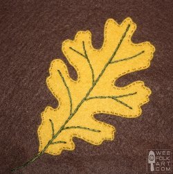 Oak Leaf Applique Block