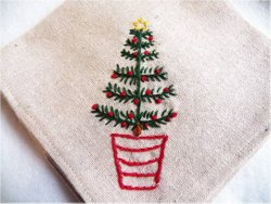 Christmas Tree Embroidery Pattern