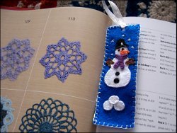 Layered Felt Winter Bookmarks