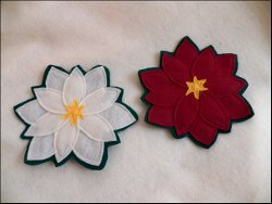 Christmas Poinsettia Coasters