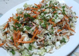 Asian Cabbage & Noodle Salad