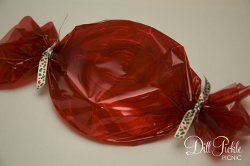 Red Wrapped Candy Decor