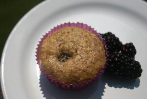 Blackberry Oatmeal Muffins