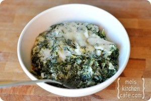 Creamy Spinach Gratin