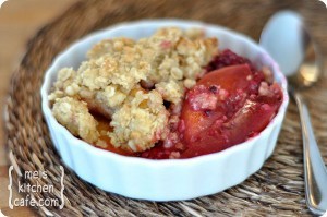 Blackberry Nectarine Crumble