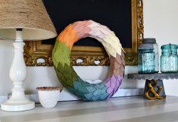 Felt Ombre Wreath