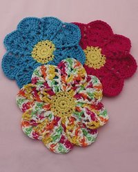 Blooming Flower Dishcloths | FaveCrafts.com