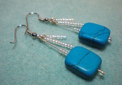 Nevada Sky Seed Bead Dangles