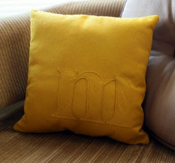 Felt Monogram Pillow