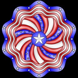 patriotic mandala coloring page  allfreeholidaycrafts