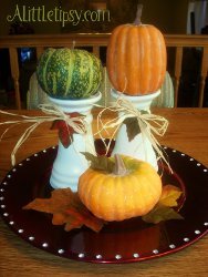 Mini Pumpkin Centerpiece