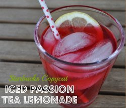 Starbucks Copycat Iced Passion Tea Lemonade