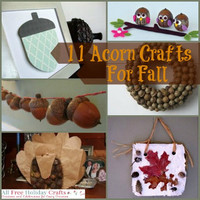 11 Acorn Crafts for Fall