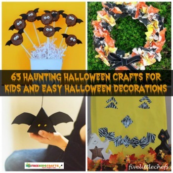 63 Haunting Halloween Crafts for Kids and Easy Halloween Decorations