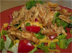 Slow Cooker BBQ Chicken Salad