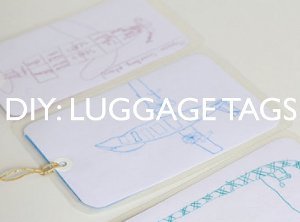 Hand Drawn DIY Luggage Tags | AllFreeKidsCrafts.com