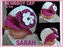 Newborn Newsboy Cap Allfreecrochet Com Newborn Newsboy Cap Allfreecrochet Com