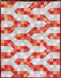 Modern Chevron Baby Quilt