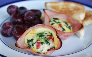 Mini Ham and Egg Cups