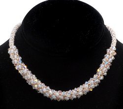 Wedded Bliss Beaded Kumihimo Necklace