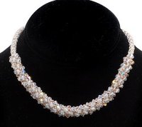 Wedded Bliss Beaded Kumihimo Necklace | AllFreeJewelryMaking.com