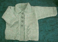 20 Super Cute Knit Baby Sweater Patterns Allfreeknitting Com