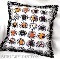 Shank Button Tree Pillow