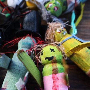 Zany Clothespin Zombies