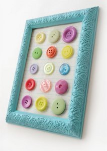 Colorful Button Collage