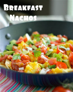 Cheesy Breakfast Nachos