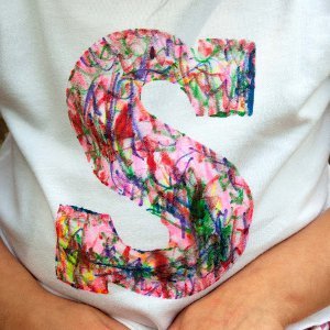 Scribble Scrabble Initial Tee