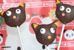 Chocolate Cat Cake Pops