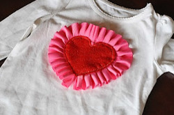 Ruffle Heart Shirt
