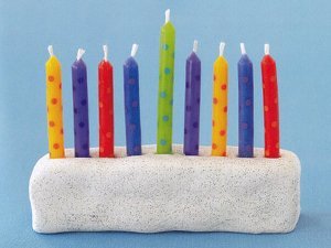 Paperclay Menorah